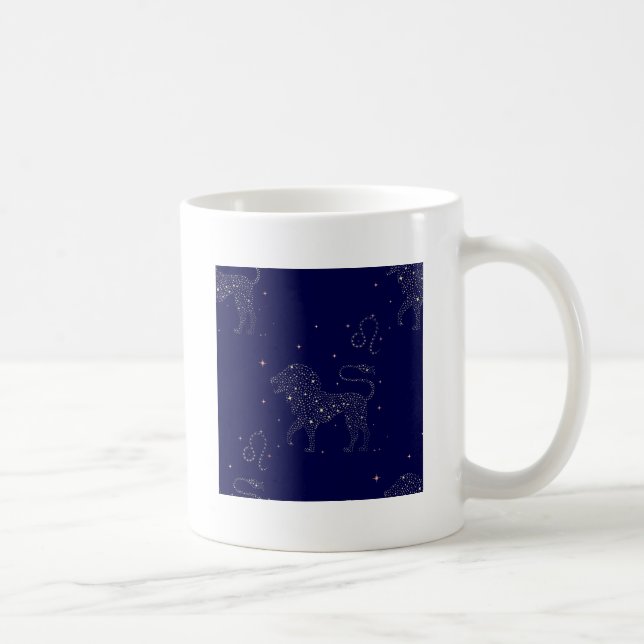 stars leo coffee mug (Right)