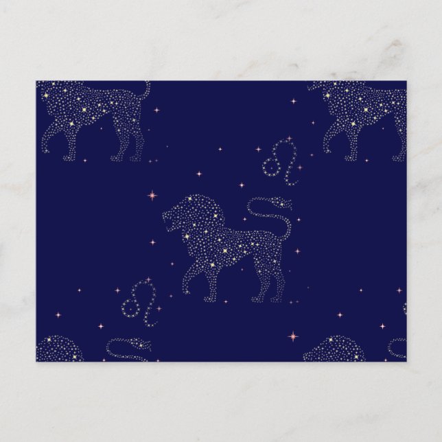 stars leo postcard (Front)