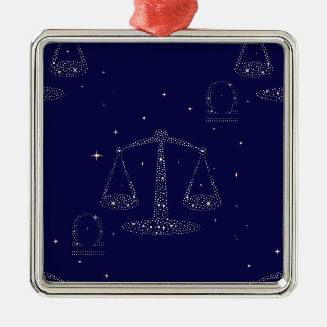 stars libra metal tree decoration (Front)