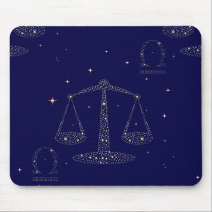 stars libra mouse pad
