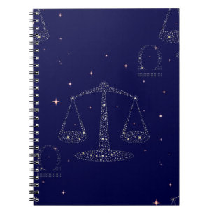 stars libra notebook