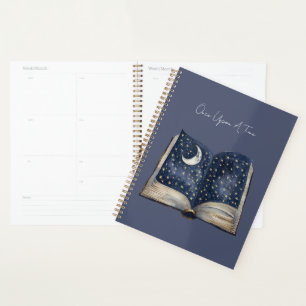 Stars Moon Book Once Upon A Time Planner