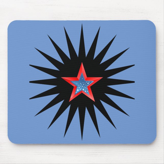 Stars mousepad. mouse pad (Front)