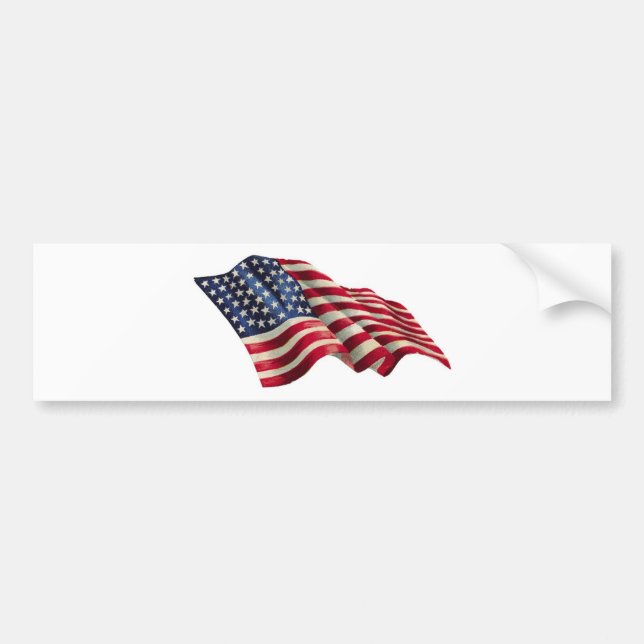 Stars N Stripes Bumper Sticker (Front)