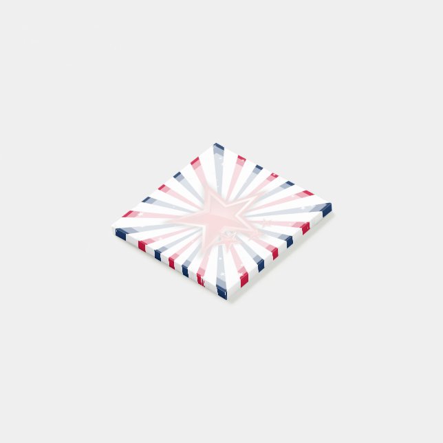 Stars 'n Stripes Freedom Post-it Notes (Angled)
