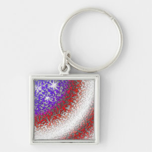 Stars-n-Stripes Key Ring