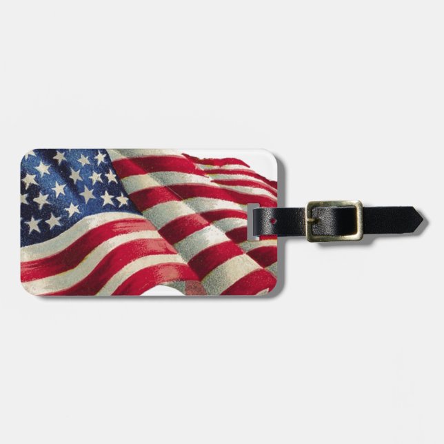 Stars N Stripes Luggage Tag (Front Horizontal)
