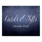 Stars Night Celestial Wedding Cards and Gifts Sign