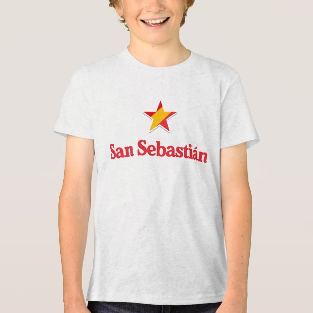 Stars of Spain – San Sebastian Tri-Blend Shirt (Front)