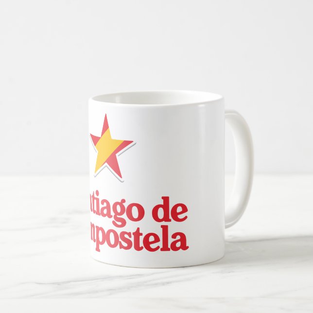Stars of Spain – Santiago de Compostela Coffee Mug (Front Right)