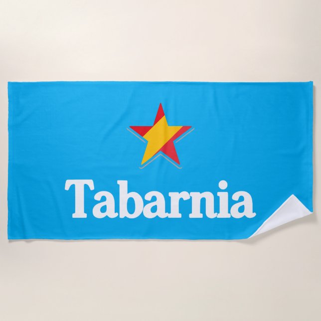 Stars of Spain – Tabarnia Beach Towel (Front)