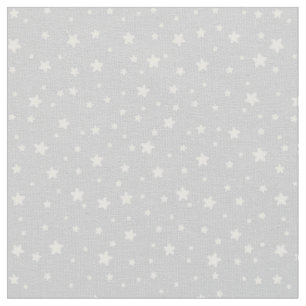 Stars on Grey Fabric