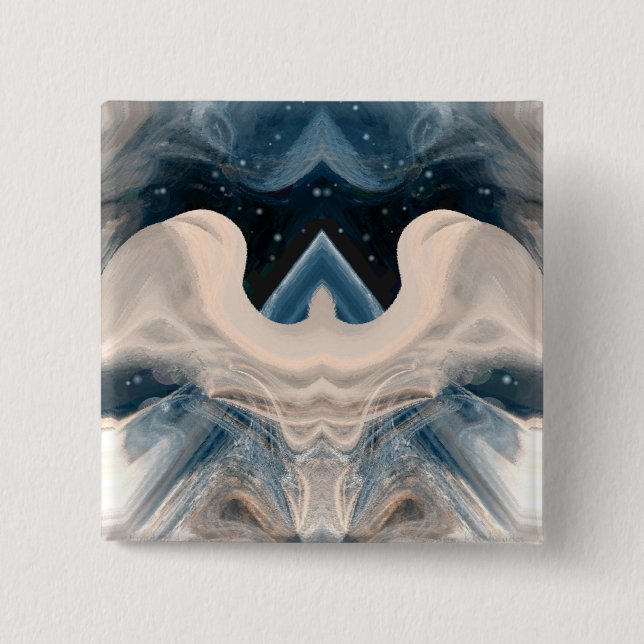 Stars Over Egypt 15 Cm Square Badge (Front)