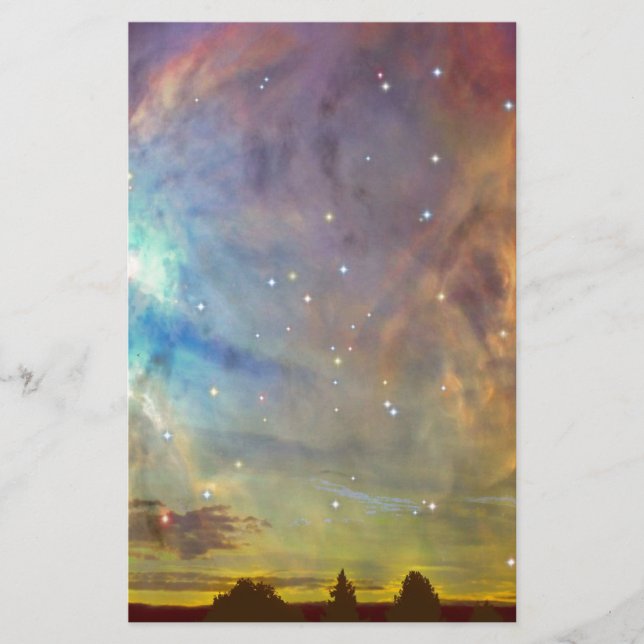 Stars over Orion Stationery (Front)