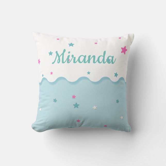 Stars over the Sea Cushion (Front)
