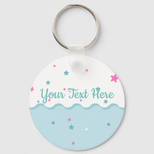 Stars over the Sea Key Ring