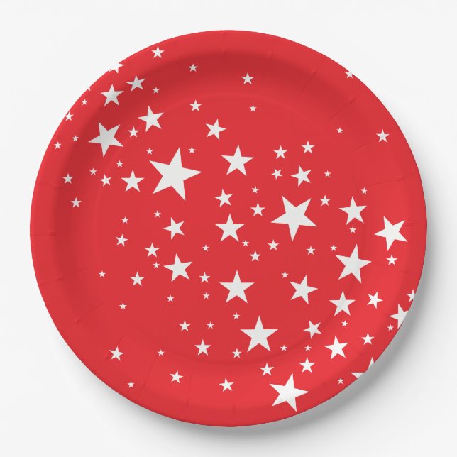 Stars Paper Plate (Front)