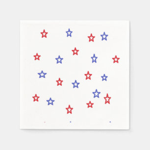 Stars Patriotic Party Napkin