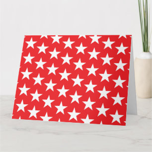 Stars Pattern 12 Thank You Card