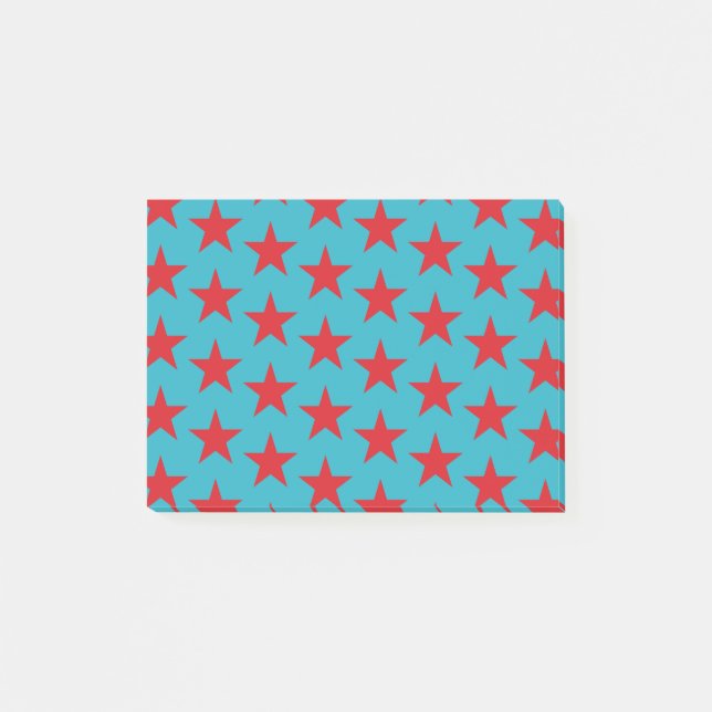 Stars Pattern 13 Post-it Notes (Front)
