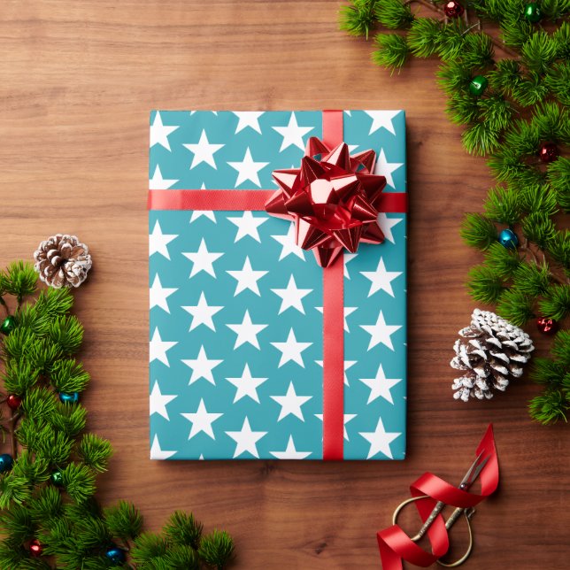 Stars Pattern 19 Wrapping Paper (Holiday Gift)