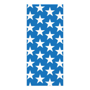 Stars Pattern 21 Rack Card