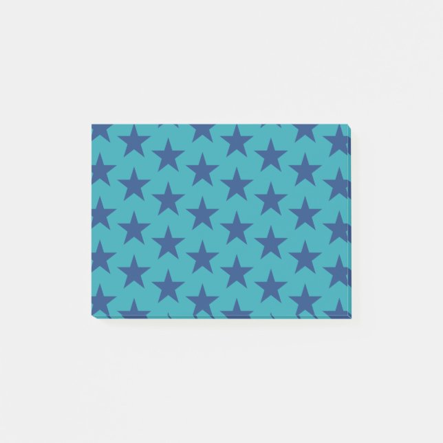 Stars Pattern 8 Post-it Notes (Front)