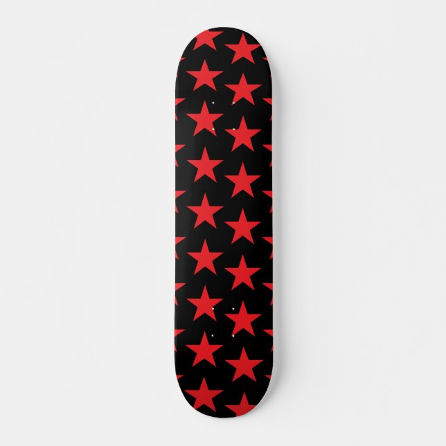 Stars Pattern 9 Skateboard (Front)