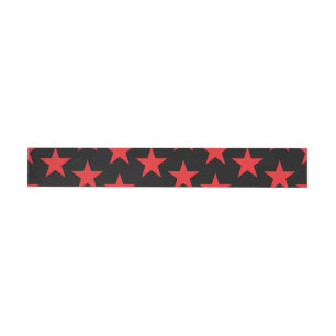 Stars Pattern 9 Wrap Around Label
