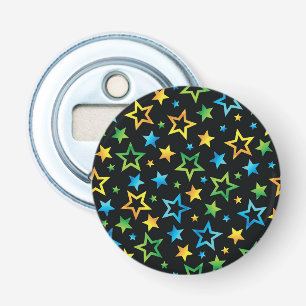 Stars pattern bottle opener