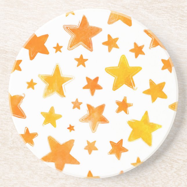 Stars pattern coaster (Front)