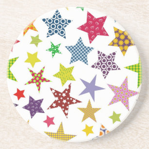 Stars pattern coaster