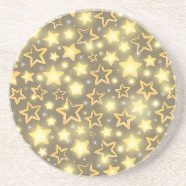 Stars pattern coaster (Front)