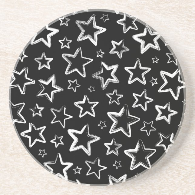 Stars pattern coaster (Front)