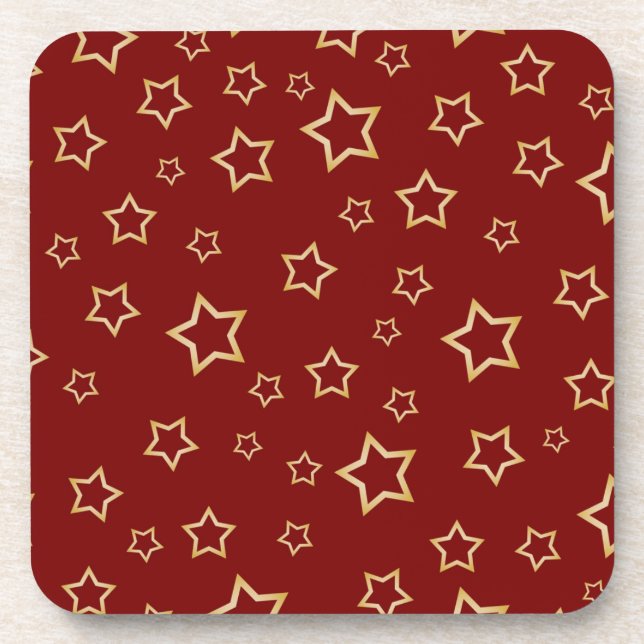 Stars pattern coaster (Front)