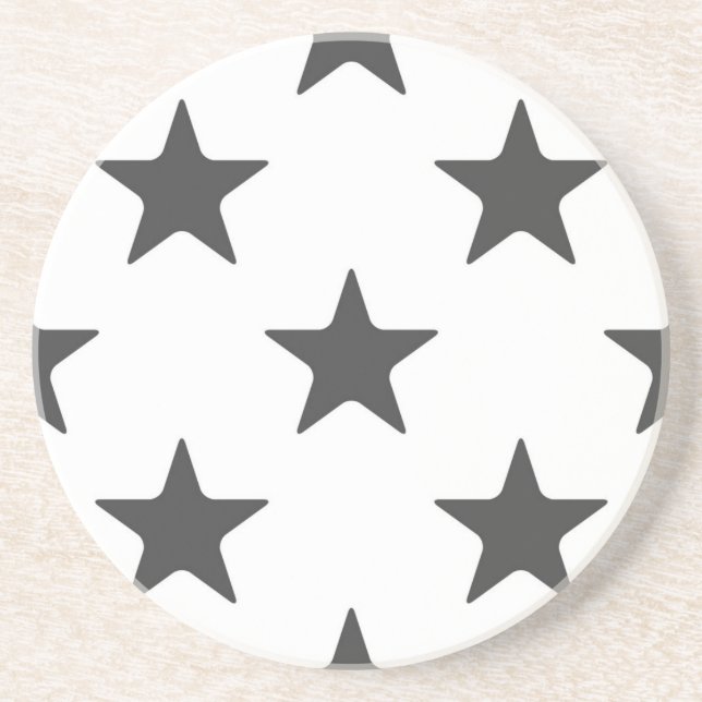 Stars pattern coaster (Front)