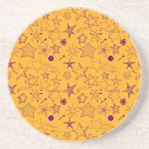 Stars pattern coaster