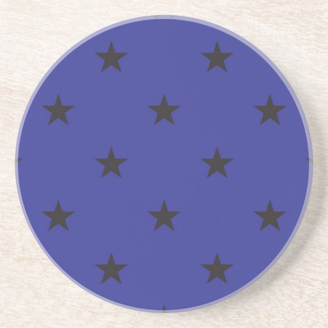 Stars pattern coaster (Front)