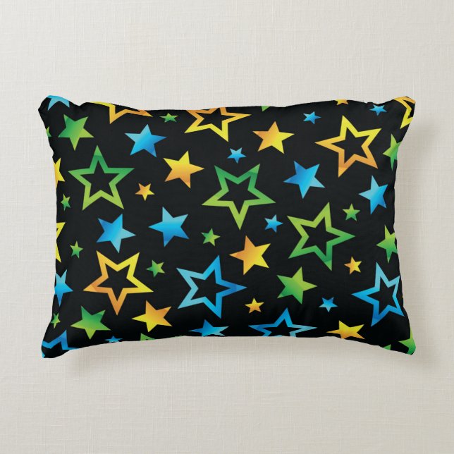 Stars pattern decorative cushion (Front)