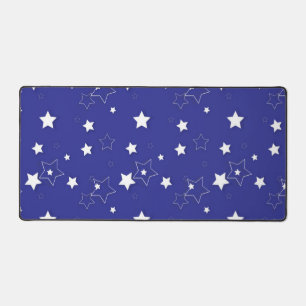 Stars pattern desk mat
