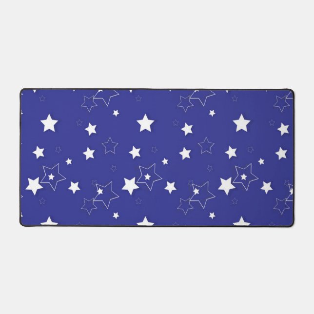 Stars pattern desk mat (Front)