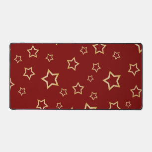 Stars pattern desk mat