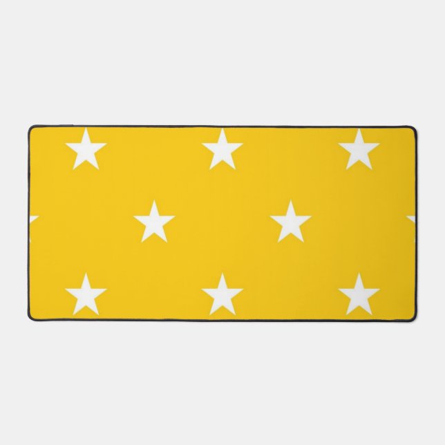 Stars pattern desk mat (Front)