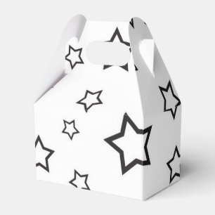 Stars pattern favour box