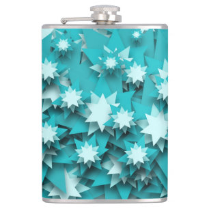 Stars Pattern Hip Flask