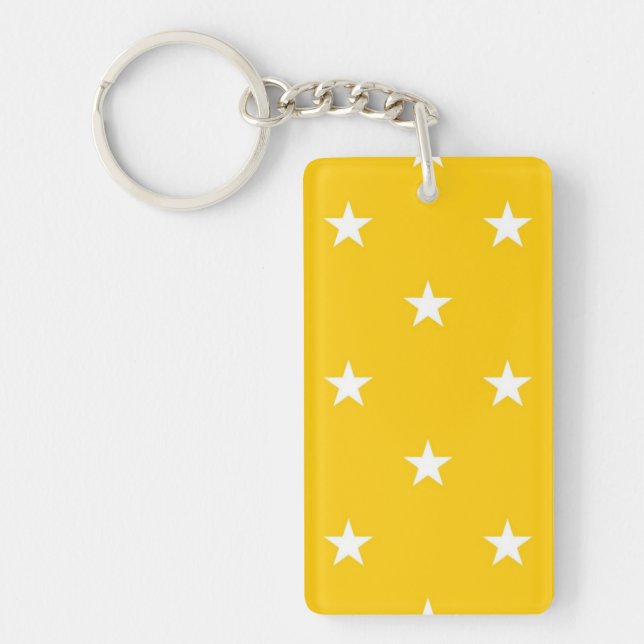 Stars pattern key ring (Front)