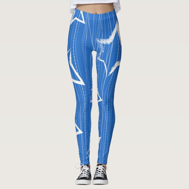Stars pattern leggings (Front)