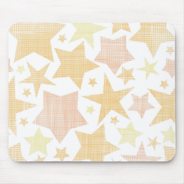 Stars pattern mouse pad (Front)