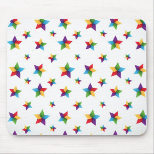 Stars pattern mouse pad
