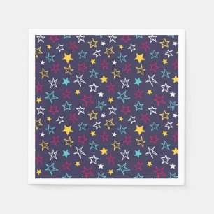 Stars pattern napkin